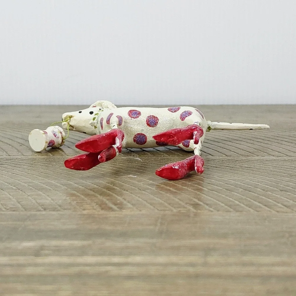 Patience Brewster‎ Dalmatian Krinkles Christmas Ornament